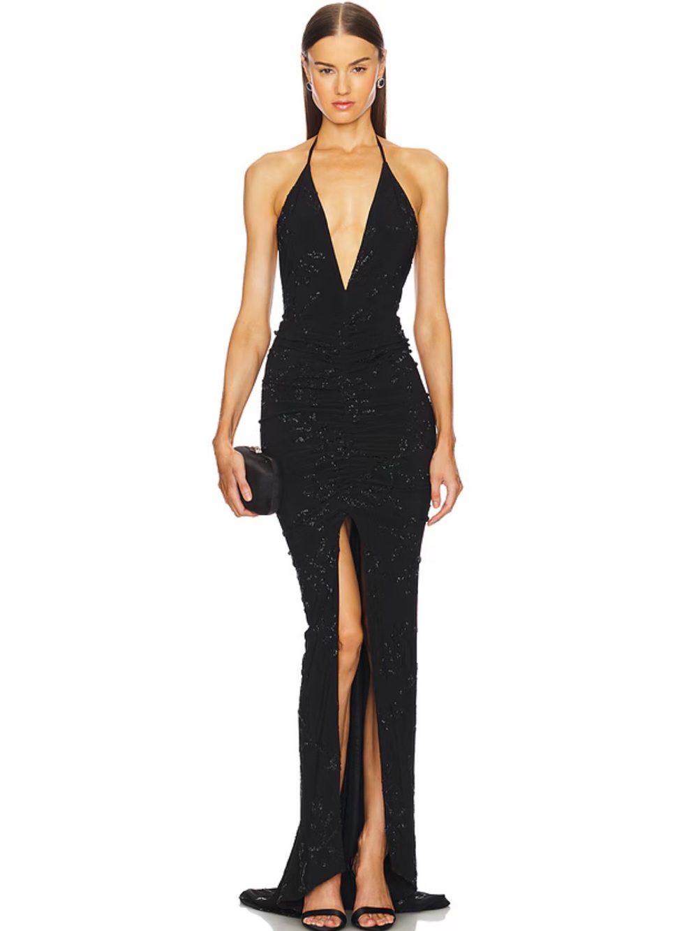 Michael Costello x REVOLVE Astoria Gown in Black